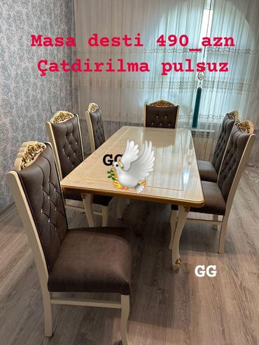 Masa və oturacaq dəstləri: Masa desti yeni