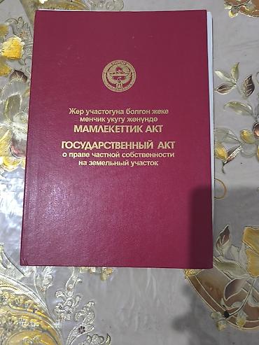 бутка бу: 6 соток, Кызыл китеп, Техпаспорт — 1