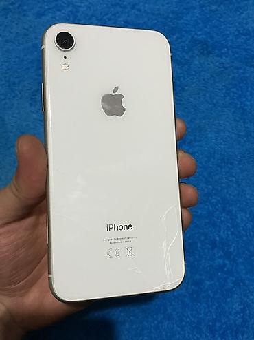 Apple iPhone: IPhone Xr, Б/у, 128 ГБ, Белый, 78 % — 2