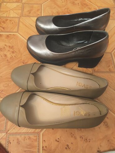 женские кожаные туфли размер 35: Туфли 37, цвет - Бежевый