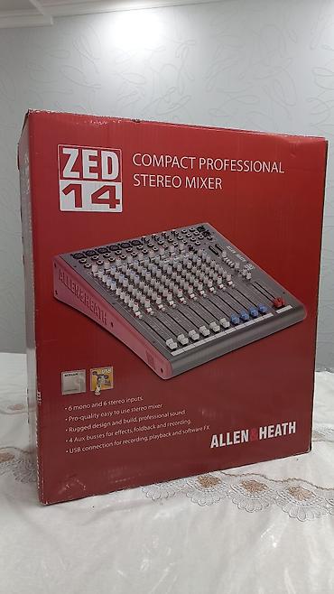 mp3 плееры купить: Allen & Heath ZED‑14 — компактный профессиональный стерео-микшер — 7