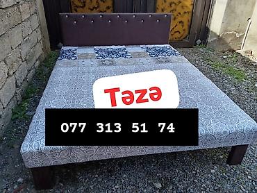 qapi qurasdirma ustasi: Təzə çarpayılar. 1 nəfərlik çarpayılar 60manat. 2 nəfərlik taxt — 4