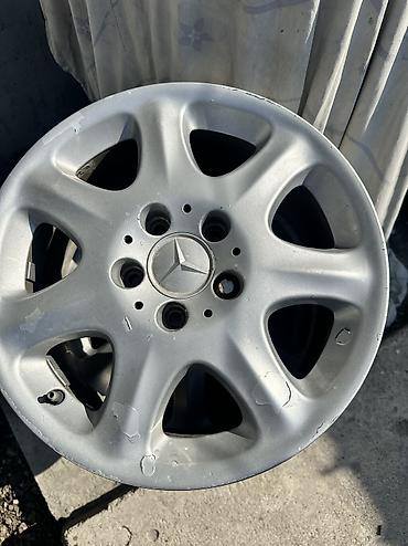 Дисктер: Куйма Дисктер R 16 Mercedes-Benz, Комплект, тешиктери - 5, Колдонулган — 1