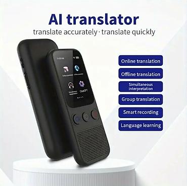 dilmanc rus azeri: Tərcümə aparatı AI Translator–138 Dildə Cib Tərcüməçiniz 🔹 Model — 2