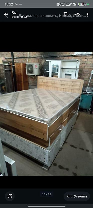 Двуспальные кровати: Двуспальная кровать, Новый, С матрасом, длина - 200 см — 8