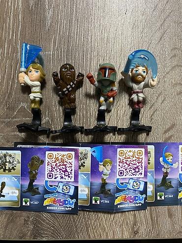 Məhsul: Kinder Surprise Star Wars fiqurları seti hamsi 5 manat,eded lalafo.az -da Məhsul: Kinder Surprise Star Wars fiqurları seti hamsi 5 manat,eded