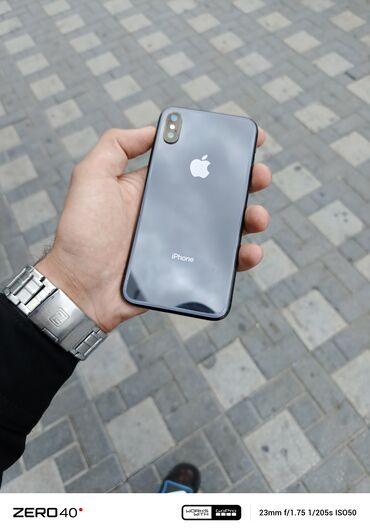 iphone 13 mini irşad: IPhone X, 64 GB, Qara, Face ID