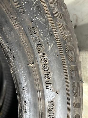 Шины: Шины 225 / 60 / R 17, Всесезонная, Б/у, Комплект, Германия, Bridgestone at lalafo.kg — 6 Шины: Шины 225 / 60 / R 17, Всесезонная, Б/у, Комплект, Германия, Bridgestone — 6