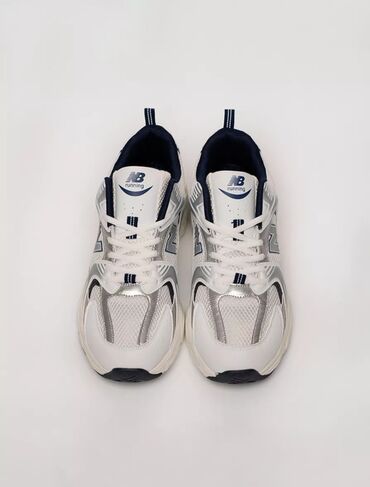 white: Мужские кроссовки, 41, New Balance, Новый, цвет - Белый, Бесплатная доставка