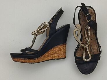 bluzki khaki damskie: Sandals for women, 37, condition - Good