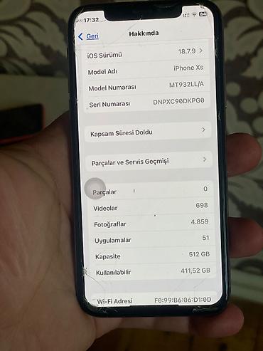 iphone xs plata: IPhone Xs, 512 GB, Qızılı, Sənədlərlə, Face ID, Simsiz şarj — 4