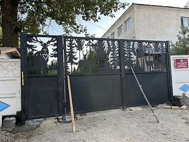 Распашные ворота: Изготовление и установка металлических ворот и калиток на заказ — 2