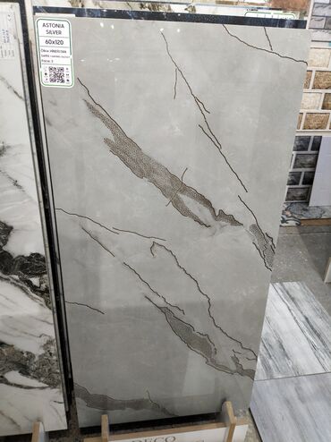 metbex ucun kafel metlax: Astonia Silver keramika plitəsi - Ölçü: 60x120 sm - İstehsal ölkəsi