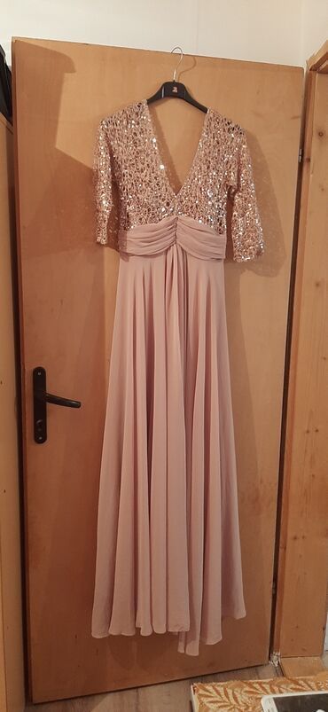 lila haljina: Bоја - Bež, Večernji, maturski, Kratkih rukava