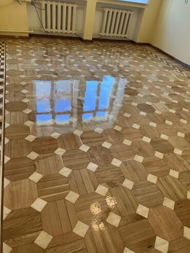 Döşəmə işləri: Parket döşəmə cilalama və laklama xidməti - Taxta döşəmələrin — 3