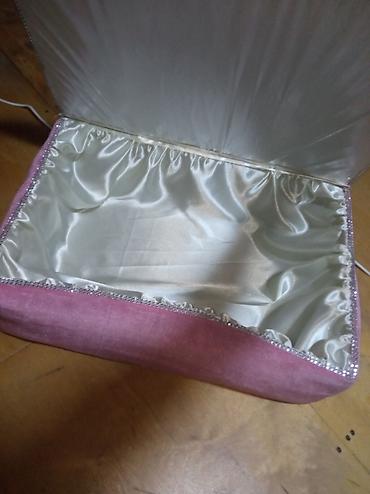 qedimi sandiqlar: Məhsul: Dekorativ qutu/şkatülka - Material: Yumşaq məxməri parça ilə — 4