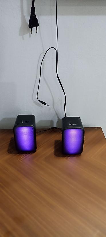 anydesk com: Компактные компьютерные колонки Kisonli с цветной подсветкой. В — 1