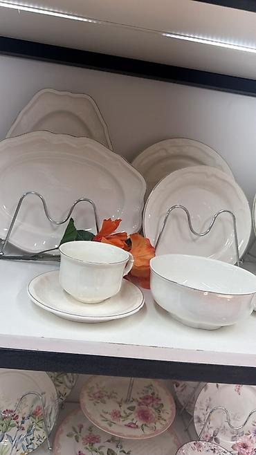dish sets: Наборы столовой посуды с растительными и цветочными принтами - — 5