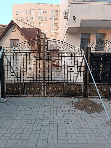 прудь: Кованые ворота с калиткой - Материал: сталь, художественная ковка. - — 2
