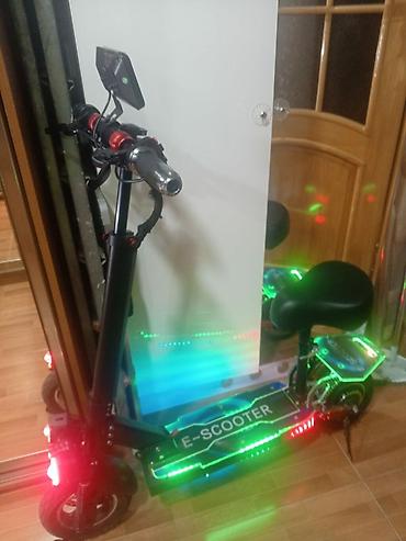 Электротранспорт: Elektrik skuter – E‑SCOOTER - Güclü ön LED fara və arxa işıq — 2