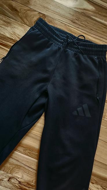 turske trenerke zenske: Adidas muške trenerke – crne, vel m - Model: duži kroj sa suženim — 4