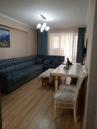 эмарк жибек жолу: 2 комнаты, 60 м², Элитка, 6 этаж, Евроремонт