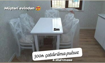 kreditle metbex stolu: Mətbəx üçün, Yeni, 6 stul