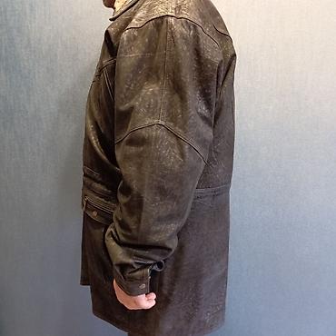 Куртки: 2 кожаные (натуралка) мужские куртки. р. 56-58, зима, осень -весна — 2