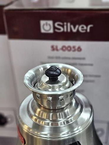 Samovarlar: Samovar Elektrikli samovar silver model: sl-0056 elektri̇k semaver 5l — 10