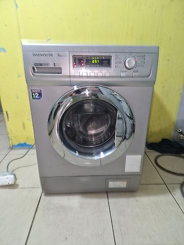 candy paltaryuyan: Paltaryuyan maşın Daewoo, 8 kq, İşlənmiş, Avtomat, Qurutma var, Kredit yoxdur, Pulsuz çatdırılma — 5