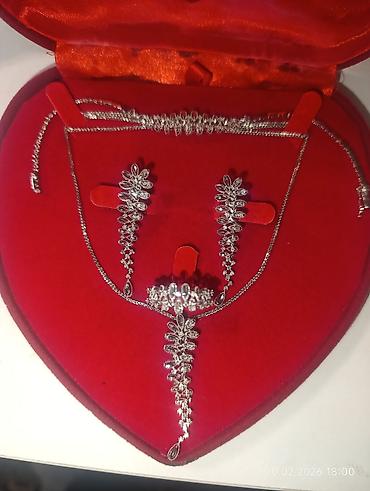 Zərgərlik dəstləri: Ağ qızıl, 585 Əyar — 14