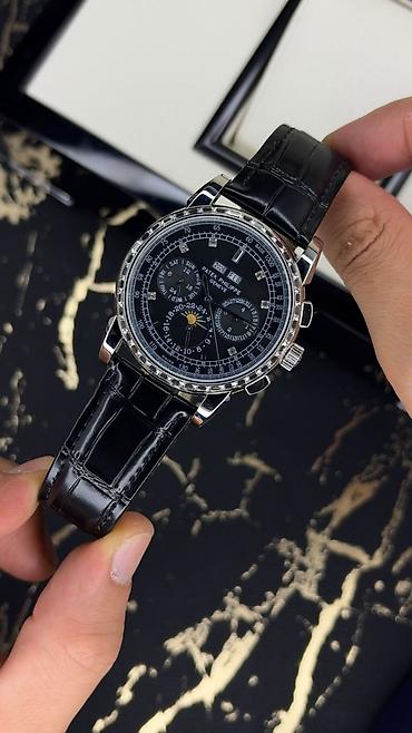 bas ortusu: Yeni, Qol saatı, Patek Phillipe, rəng - Qara — 5