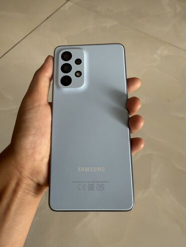 батарея на телефон fly bl6425: Samsung Galaxy A53 5G, 128 GB, rəng - Mavi, Barmaq izi, İki sim kartlı
