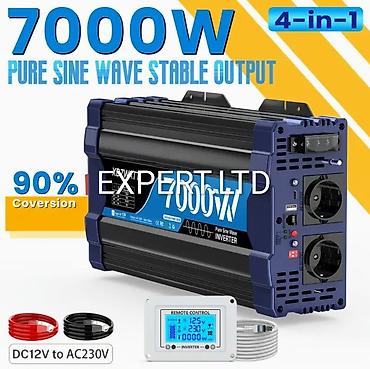 ucuz maşınar: Yeni Inverter, >5000 Vt, 12 - 220 volt, Ünvandan götürmə, Ödənişli çatdırılma, Rayonlara çatdırılma — 1