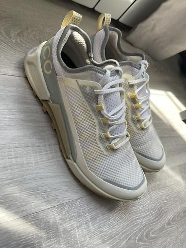 кросовки ecco: ECCO BIOM 2.1 X Country в бело желтом цвете с сетчатым верхом — 5