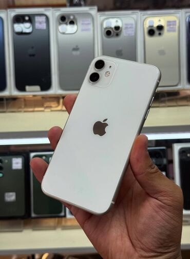 ipod ikinci el: IPhone 11, 128 GB, White Titanium, Zəmanət, Kredit, Barmaq izi