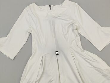 biała sukienki ciążowa: Sukienka, S, stan - Bardzo dobry