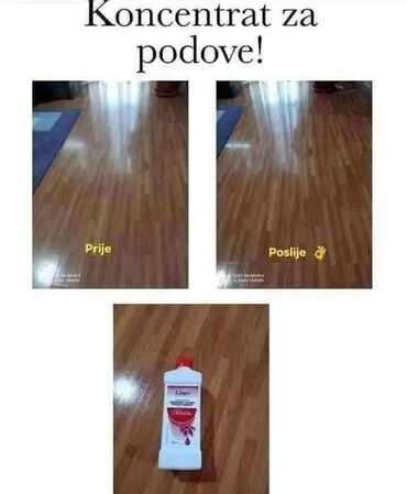 Kućna hemija i proizvodi za kuću: Koncentrat za podove sadrži visok postotak površinski aktivnih — 5