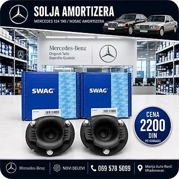 Sistem upravljanja i oslanjanja: MERCEDES 190 124 PRASINJARKE I ODBOJNIK AMORTIZERA SET | Odbojne — 2