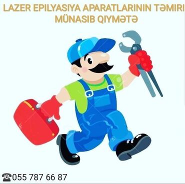 Digər texnika: Lazer epilyasiya aparatlarının təmiri bütün ehtiyat hissələrinin