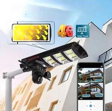 Kamere za video nadzor: Solarna 4G sim PTZ kamera sa reflektorom 450w 600w. Prolećna akcija — 18