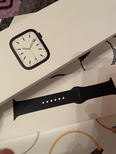 apple watch series 7 qiymeti: İşlənmiş, Smart saat, Apple, Sensor ekran, rəng - Qara