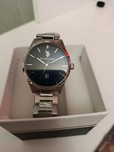 Наручные часы: U.S. Polo Assn. kişi qol saatı metallik gümüş rəng İdeal — 4