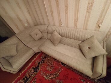 Divan və kreslo dəstləri: Künc divan, Divan, Bazasız, Açılmayan — 5