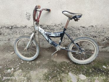 велосипед сломанный: Железный велосипед на первый класс трость сломалась