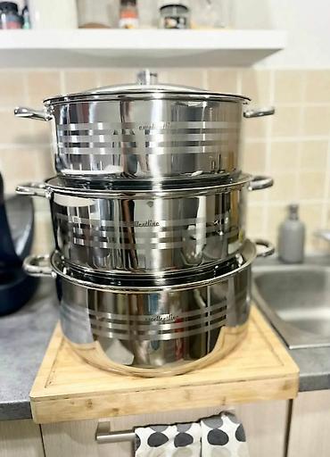 spric 200ml: Fa, Set od 3 inox šerpe – Excellent Line - Materijal: nerđajući čelik — 1