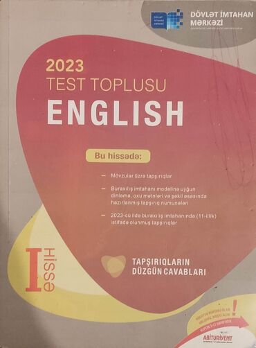 ingilis dili 6 cı sinif test: Test toplusu English 1 ci hisse yeni neşr