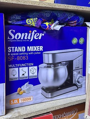 миксер маленький: Стационарный миксер Sonifer SF-8083 - Мощность: 1000 Вт - Объем чаши — 1
