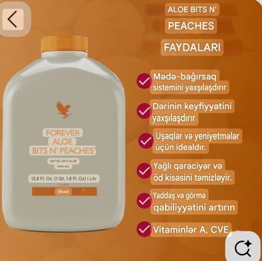 Vitaminlər və BAƏ: Məhsul: Forever Aloe İçkiləri – 1 litr qablaşdırma (13.8 fl oz x2) — 2