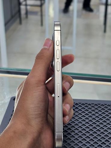 iphon 16 pro: IPhone 15 Pro, Б/у, 128 ГБ, Natural Titanium, 100 % — 5